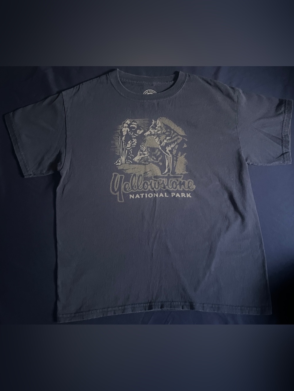 Parks Project Yellowstone National Park Graphic Tee- Navy